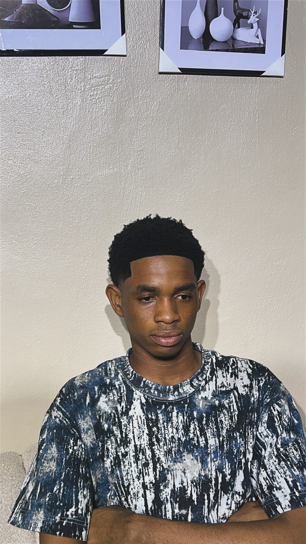 Fresh textured style with a neat hairline
